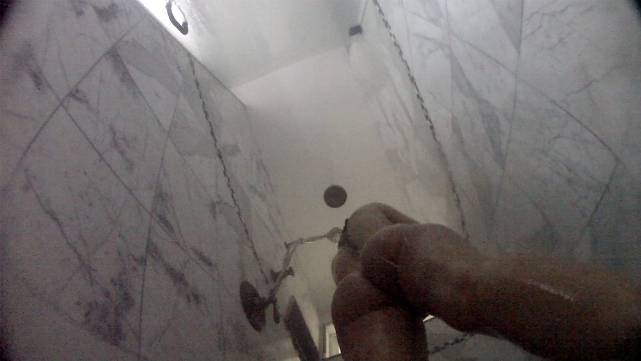 Watch Pornstar Video London Keyes takes a hidden camera shower